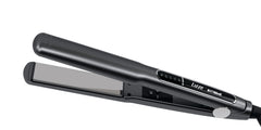 Lizze Extreme professional straightener with nano titanium plates close-up for silky smooth hair.
