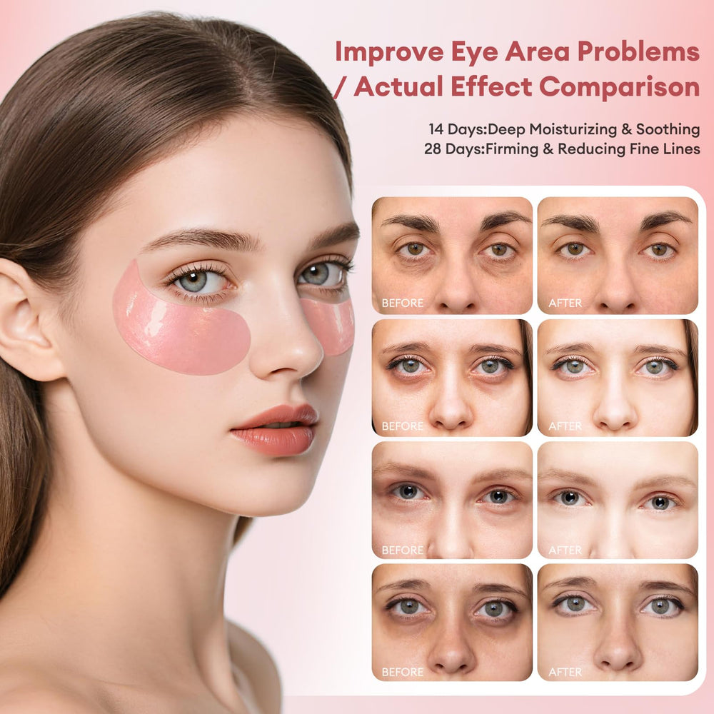 LJ KuKu Lady hydrogel eye masks with caffeine and hyaluronic acid hydration