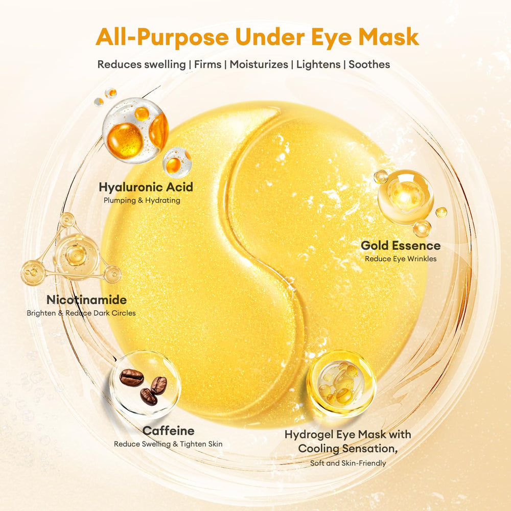LJ KuKu Lady hydrogel patches cool and soothe puffy eyes for a refreshed look.
