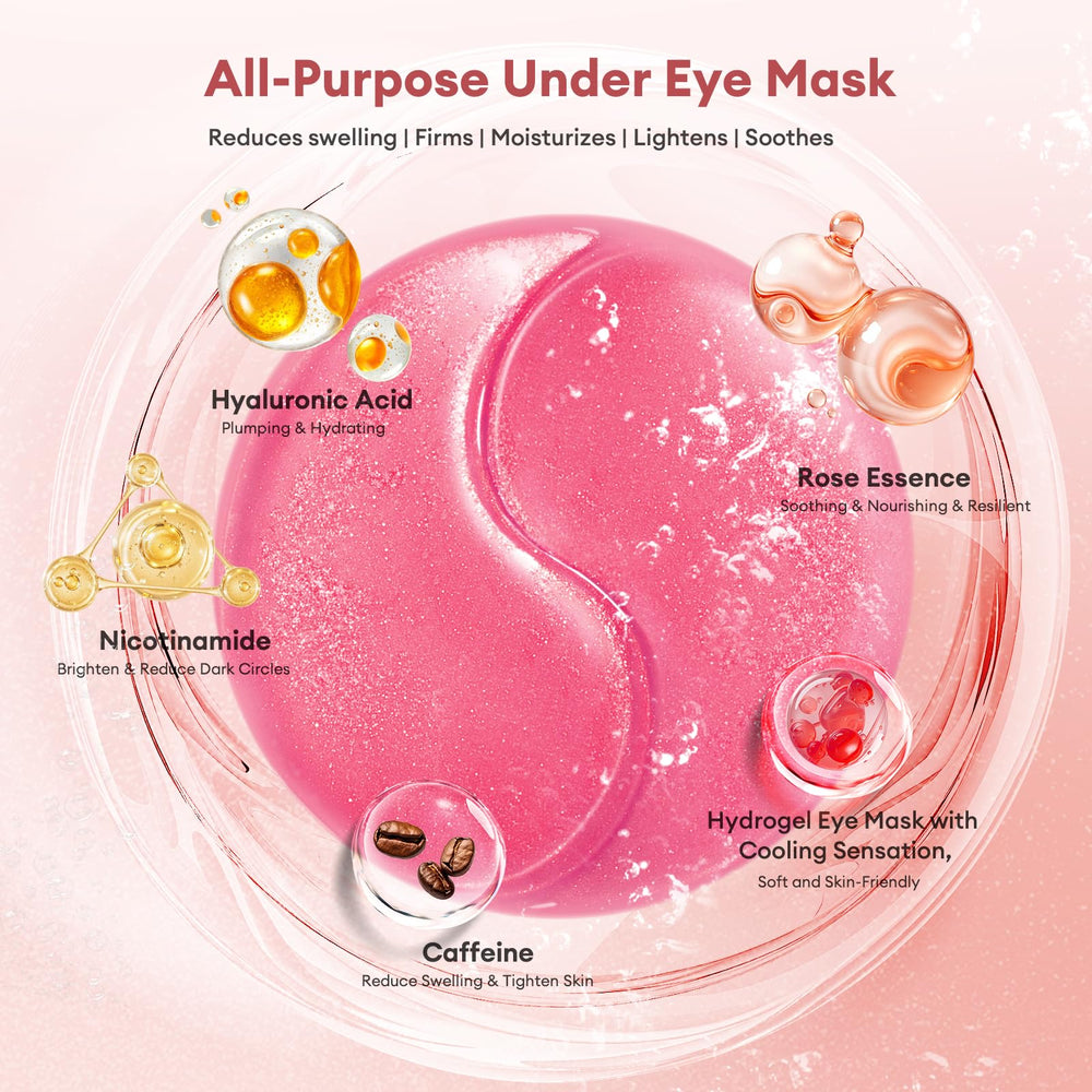 LJ KuKu Lady rose extract eye patches soothing delicate under-eye skin