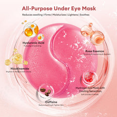 LJ KuKu Lady rose extract eye patches soothing delicate under-eye skin