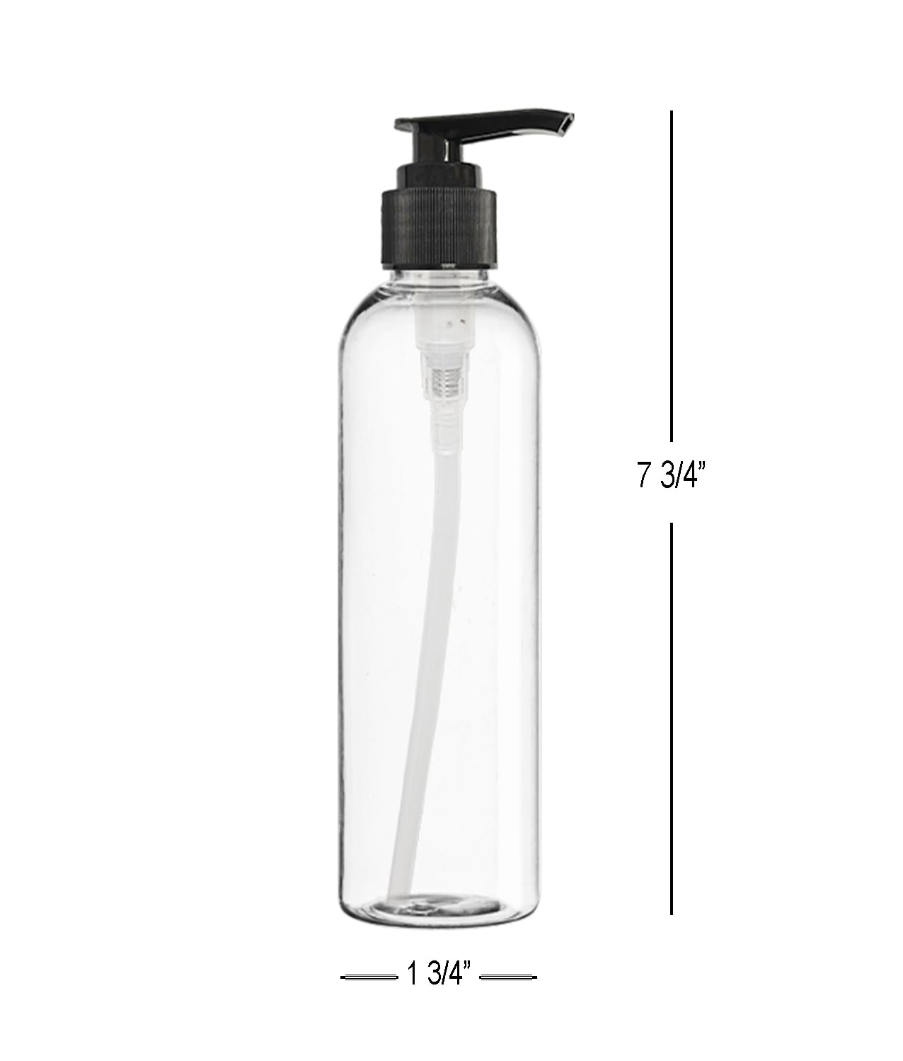 ljdeals clear bottle ideal for shampoo or lotion and precise pouring