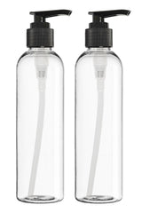 ljdeals 8 oz clear plastic bottle with pump for easy dispensing and mess-free use