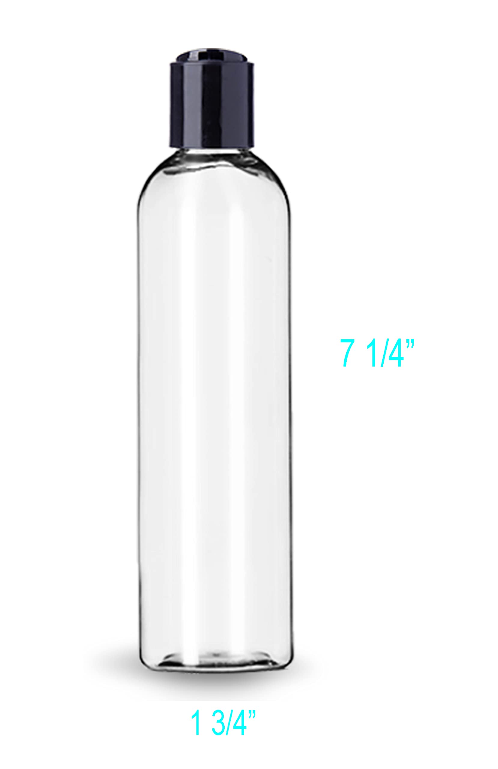 ljdeals PET plastic 8 oz bottle offers lightweight durability