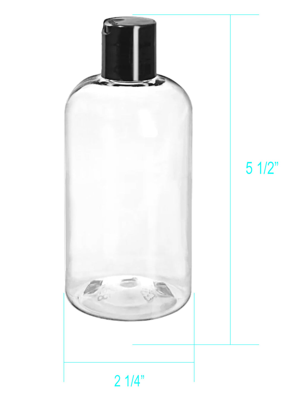 ljdeals 8 oz bottle shown with shampoos and lotions for daily routines