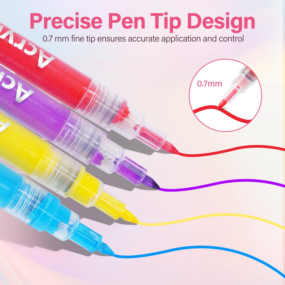LKE long-wear ink stays bright for days without fading.