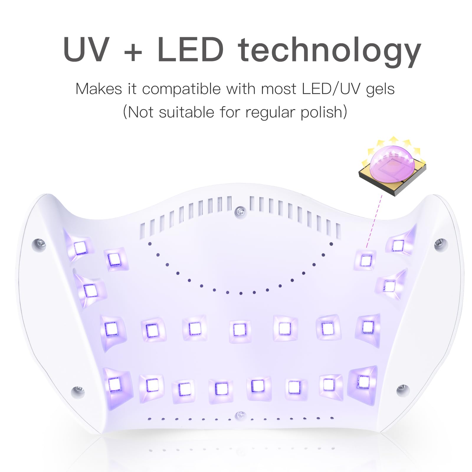 LKE inside view with 21 LEDs for even light