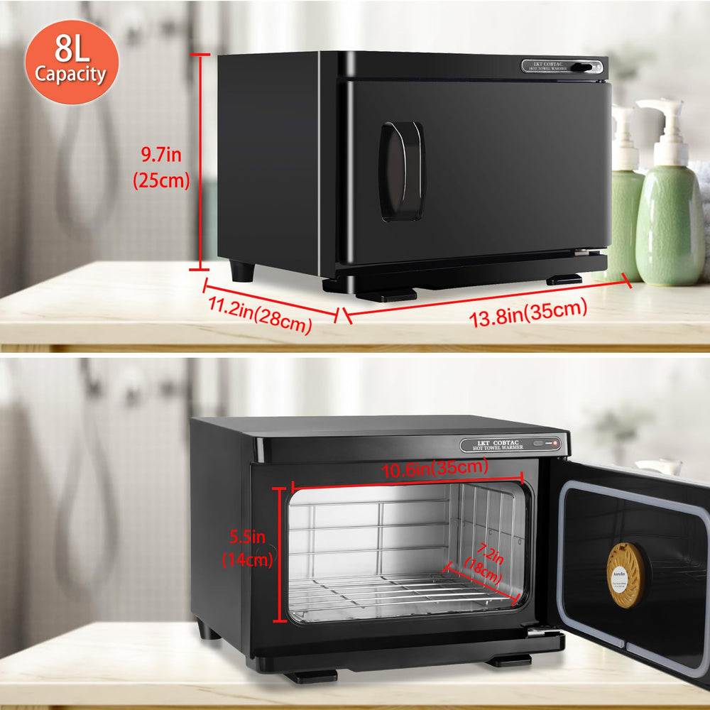 LKT COBTAC hot towel warmer compact design fits small spaces