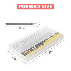 Lkueui diamond nail file bit delivers clean shaping and deburring.