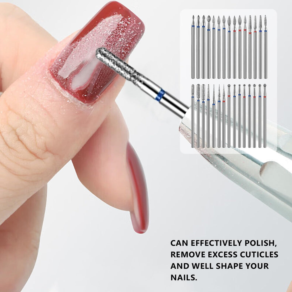 Lkueui durable nail bits designed for extended sessions and repeated use.