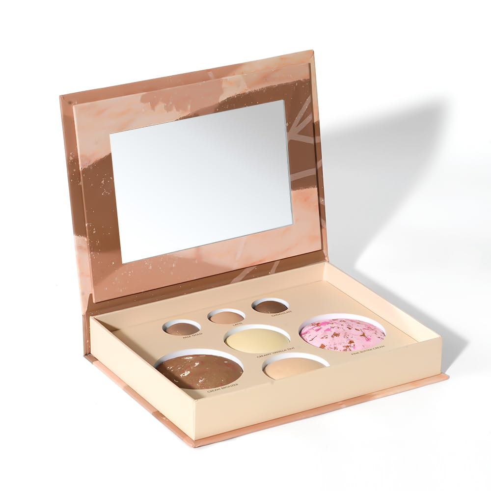 LLASIDO velvet powder blends smoothly for seamless contouring.