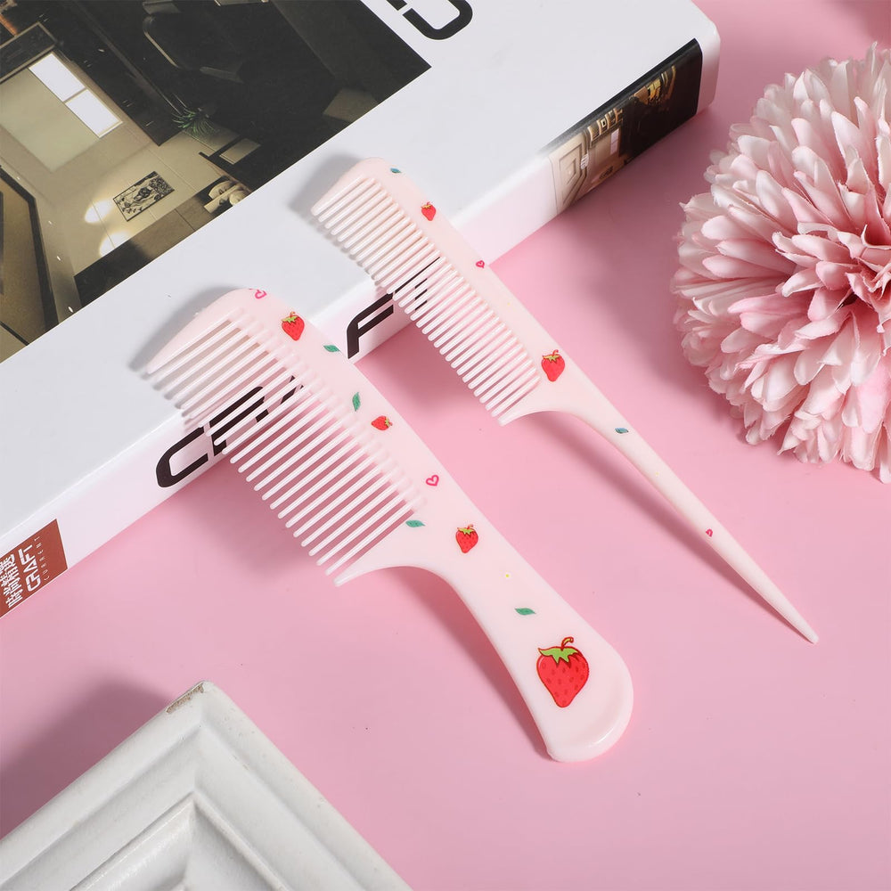 LLOUSSAK pink strawberry pattern adds playful grooming appeal