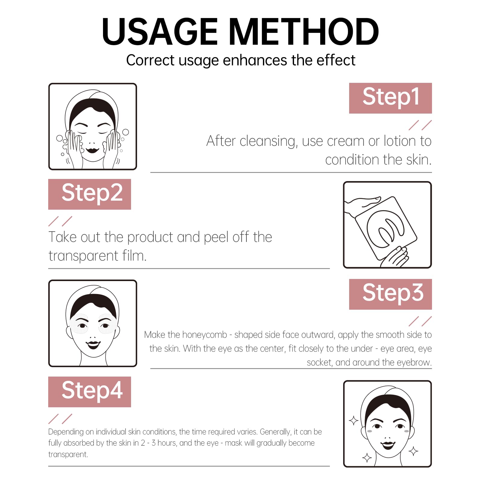 Retinol in LLVYUO Novoy Rose Eye Patches for potential firming around the eye