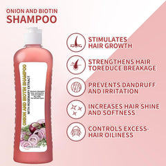 LMDGDS champú cebolla y romero, aplicación fácil, cuidado del cabello durante el lavado.