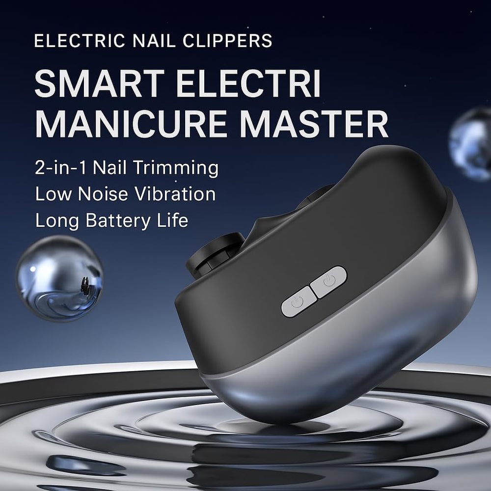 2-in-1 nail trimmer and file for smooth nails