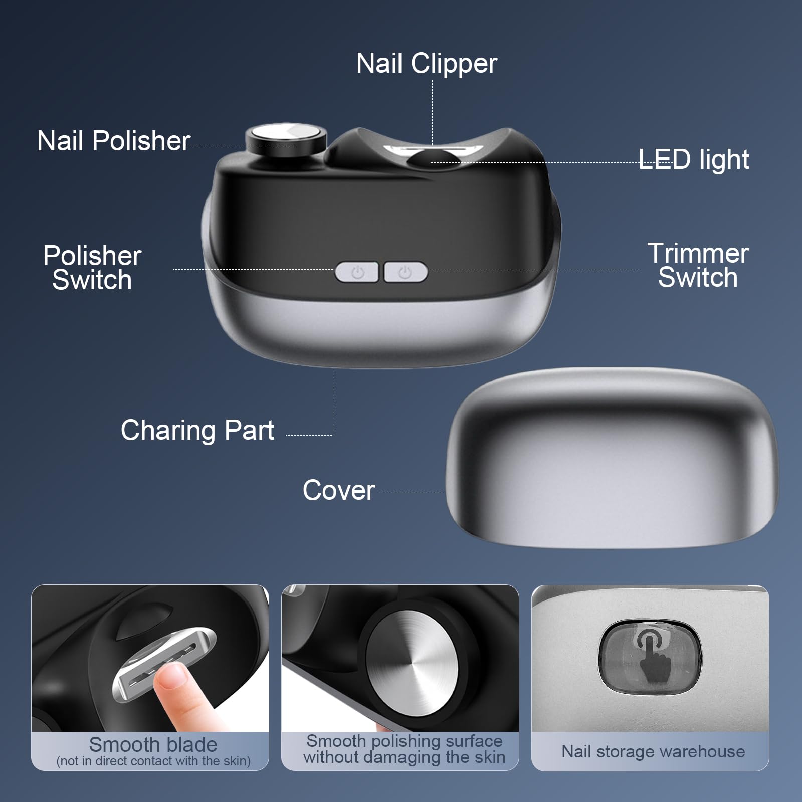Compact, portable clipper ideal for home or travel