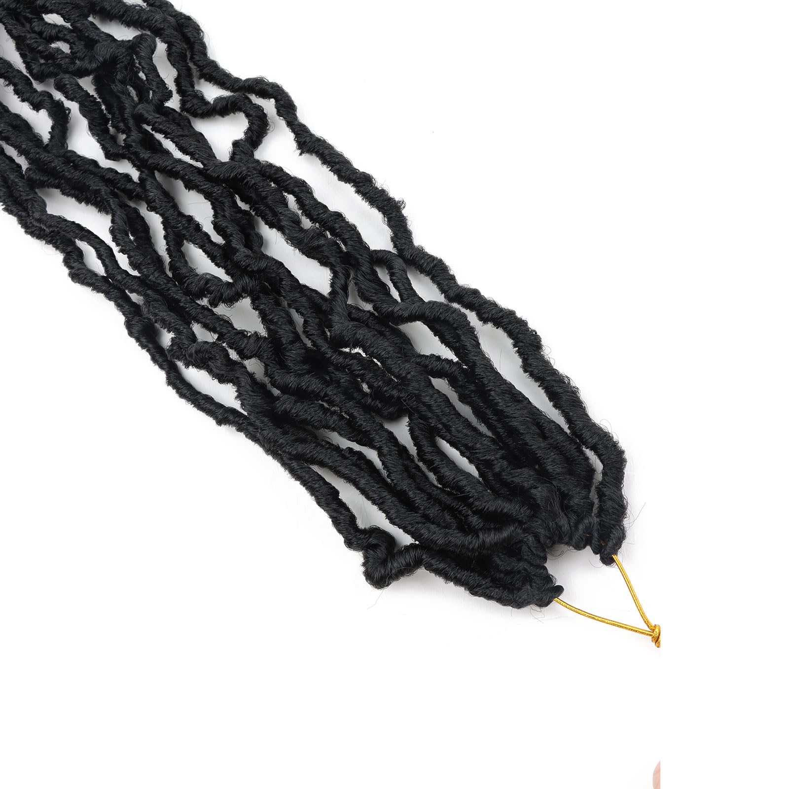 LMZIM natural-blend crochet locs on model for seamless blend.