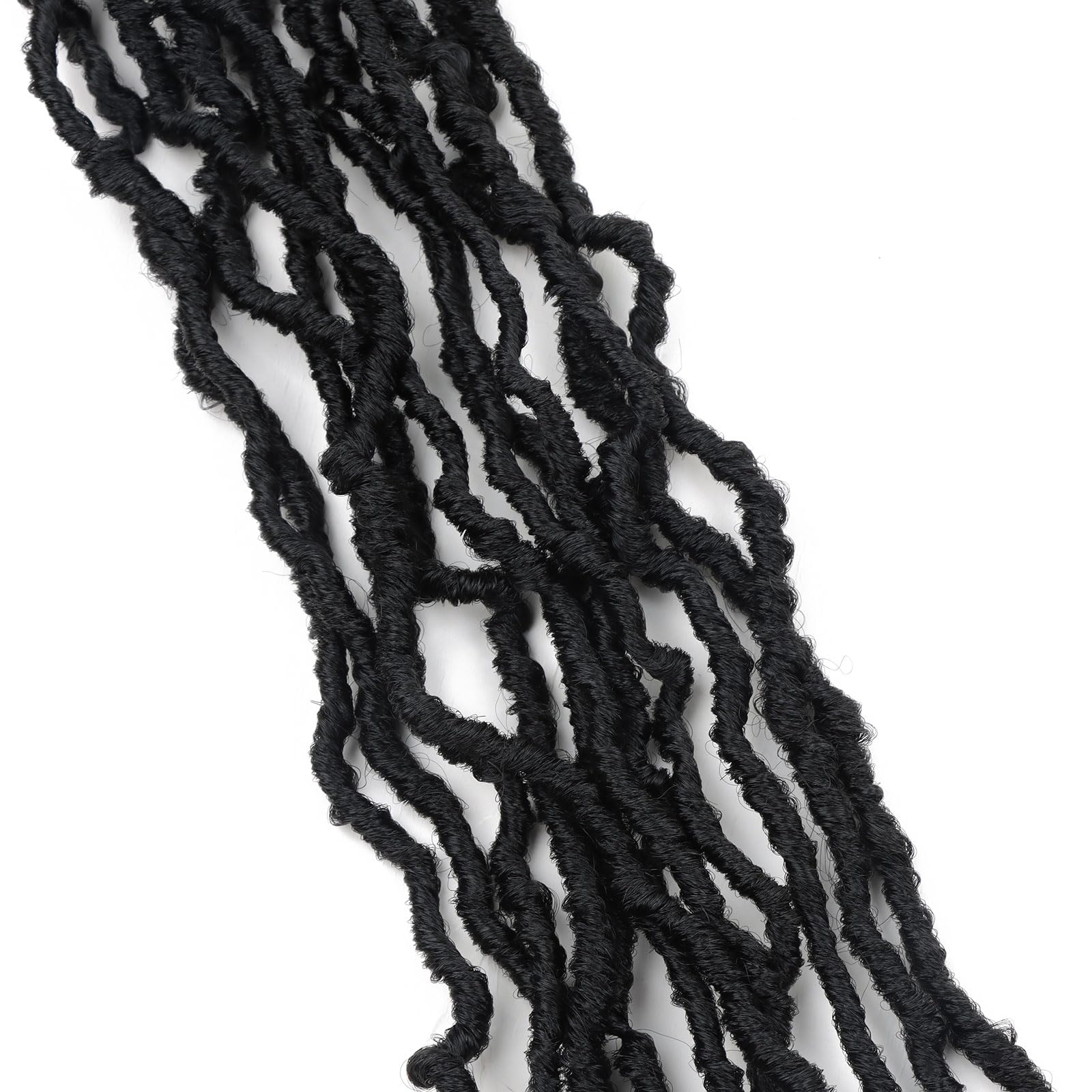 LMZIM soft locs closeup reveals comfortable texture.