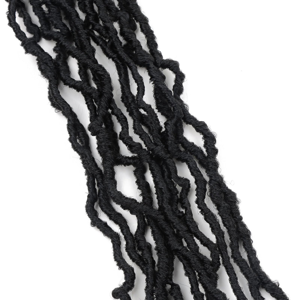 LMZIM soft locs closeup reveals comfortable texture.