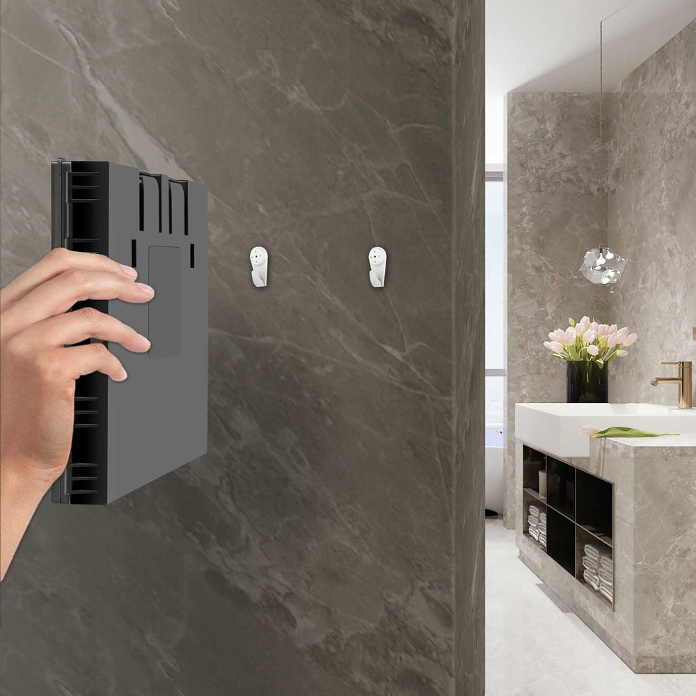 LMZNXCZ portable hanging mirror fits doors, bathrooms, or closets.