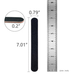 LNAUJS 100-grit side shapes hard nails quickly.