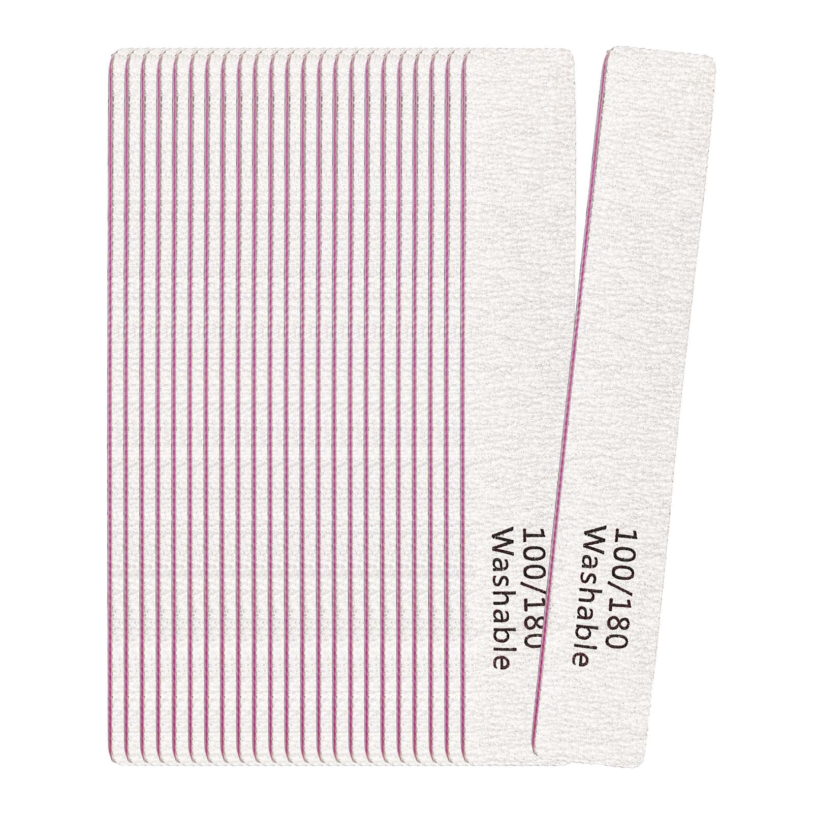 LNAUJS nail files 24-pack for versatile home and salon care.