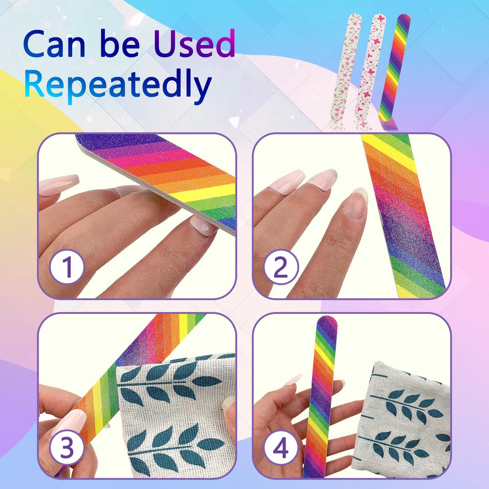 LNAUJS high-quality materials ensure durable professional-grade nail files