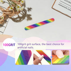 LNAUJS nail files in action during shaping and smoothing nails