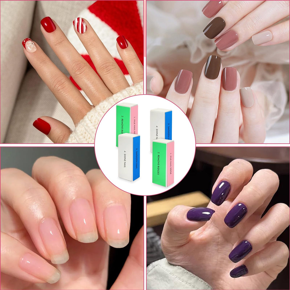 LNAUJS packaged buffer set ready for home manicure and pedicure routines