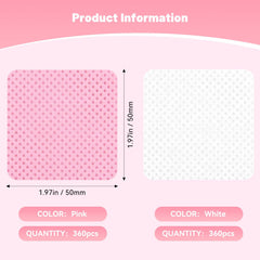 LNDIEHS lint-free wipes with soft material prevent fiber transfer on nails.