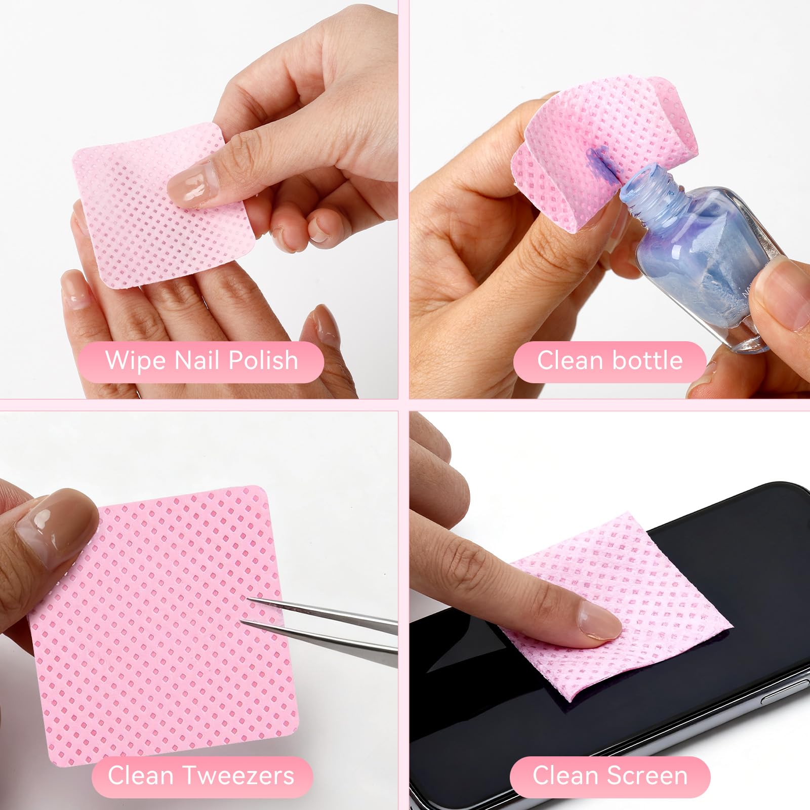 LNDIEHS - Toallitas con tejido resistente que no se deshilacha durante el uso.