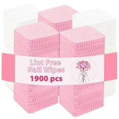 LNDIEHS - Toallitas uñas sin fibras para acabado limpio sin pelusas.