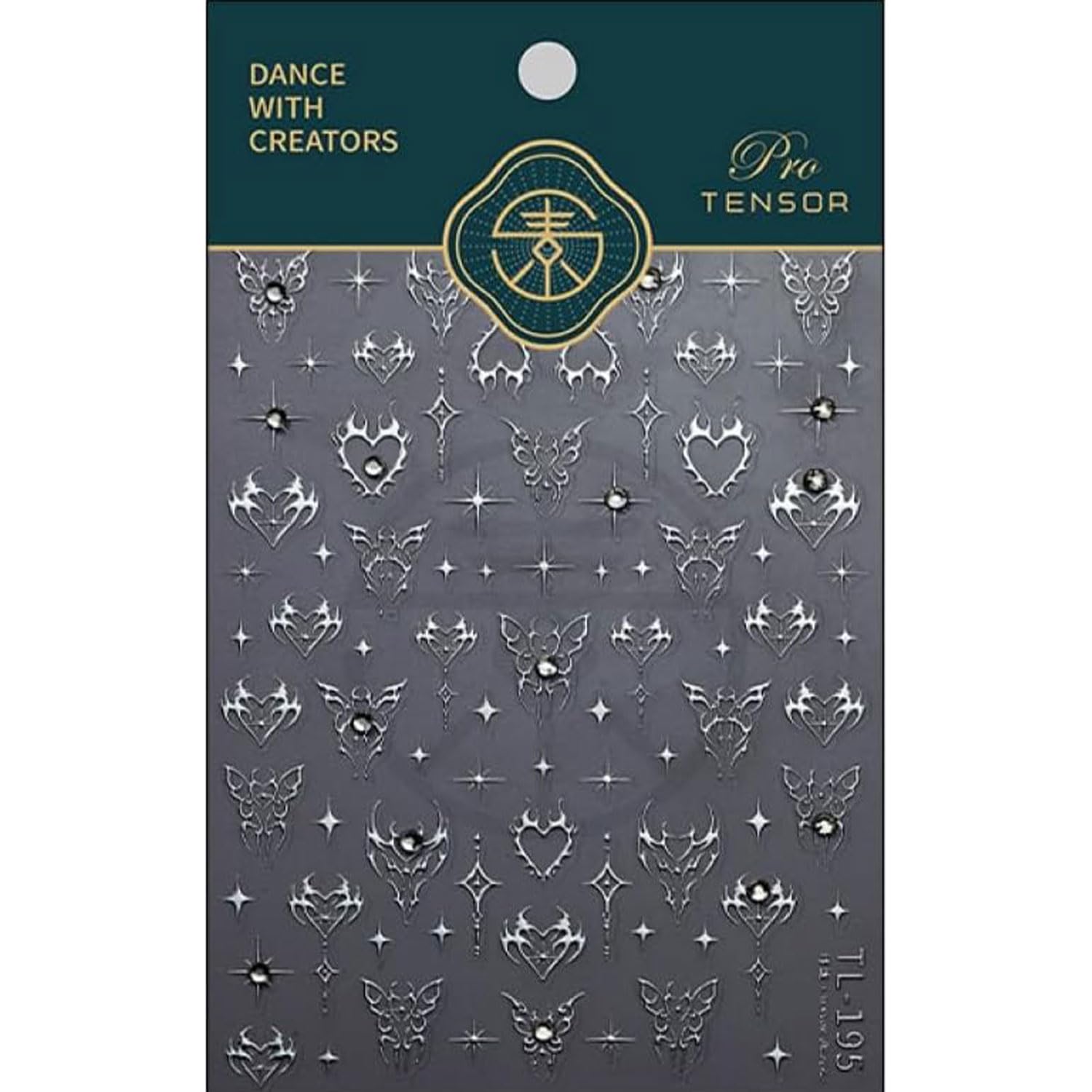 Lnulyaciy pegatinas brillantes para decoración de uñas y pies.