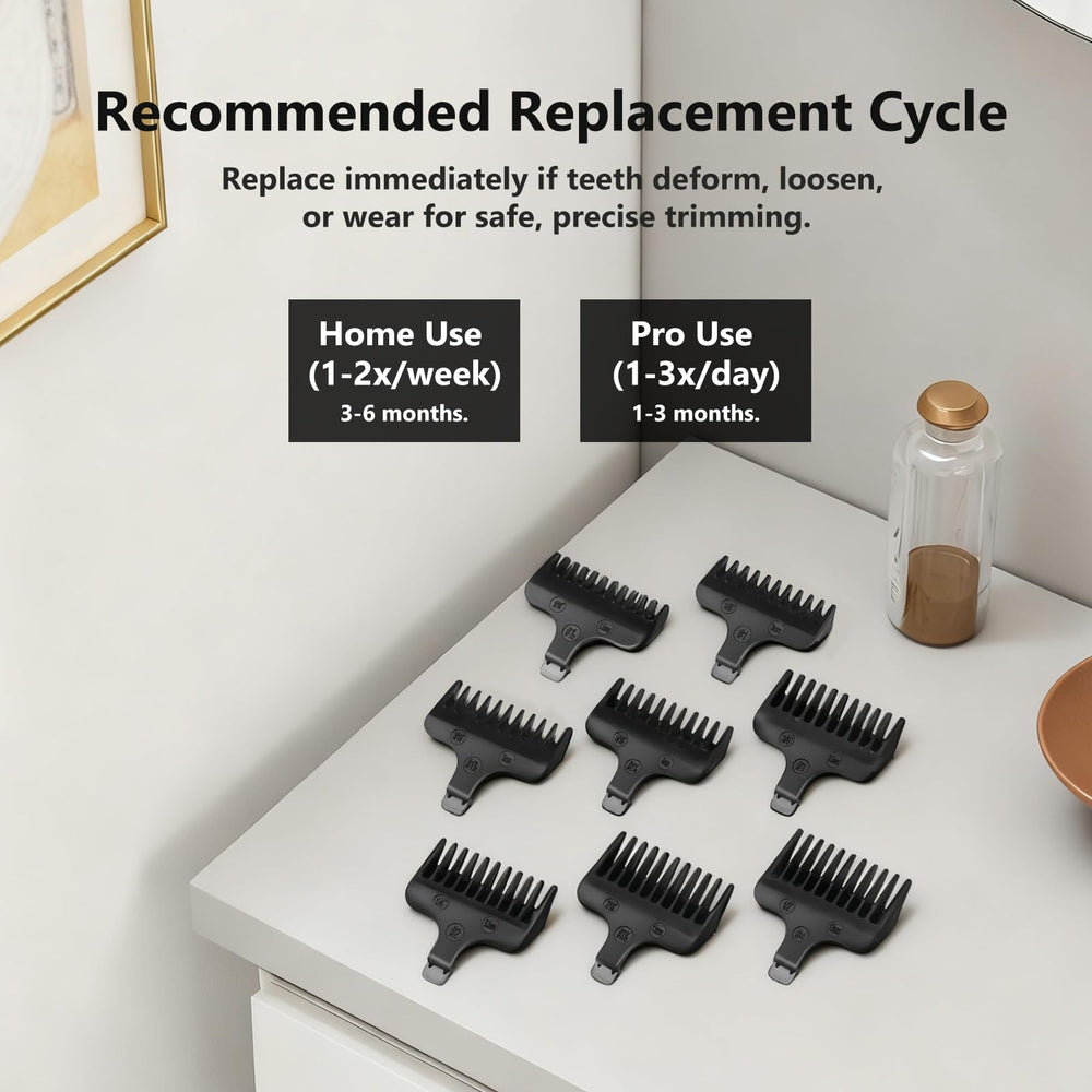 Loarysk guard 5-16 inch enhances fade precision for professional-looking edges.