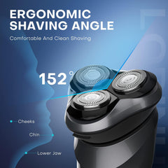 LOBINH shaver features a pop-up trimmer for precise grooming.