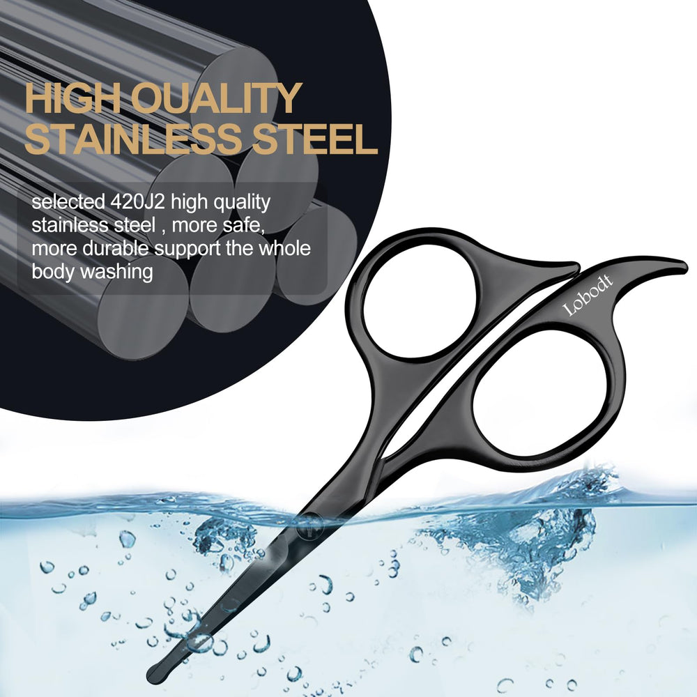 Lobodt compact 4.72-inch scissors easy to store and carry.