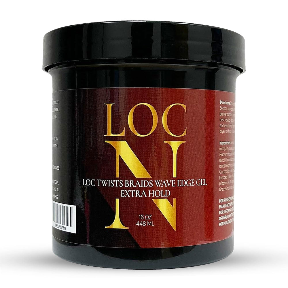 LOC N Edge Control Gel smooths edges with a non-greasy formula for all hair types