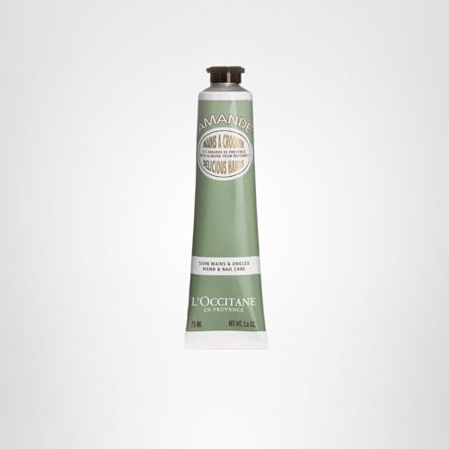 Texture closeup reveals light, non-greasy feel of the hand cream.
