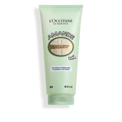 L'Occitane Almond Delicious Shower bottle with nourishing almond oil for daily cleansing.