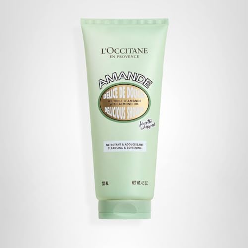 L'Occitane Almond Delicious Shower leaves skin hydrated and refreshed after use.