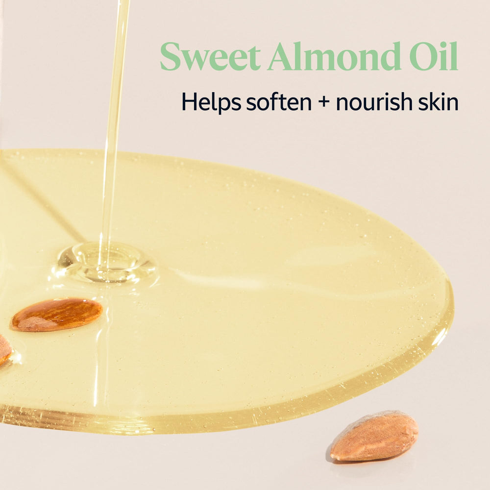 L'Occitane Almond Milk Concentrate hydration glow on skin after application.