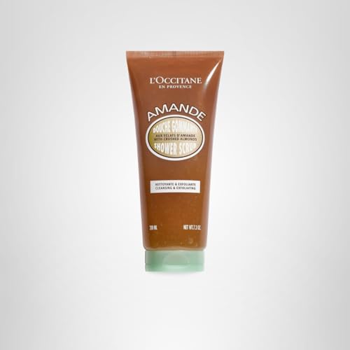 L'Occitane Almond Shower Scrub ideal for daily shower rituals.