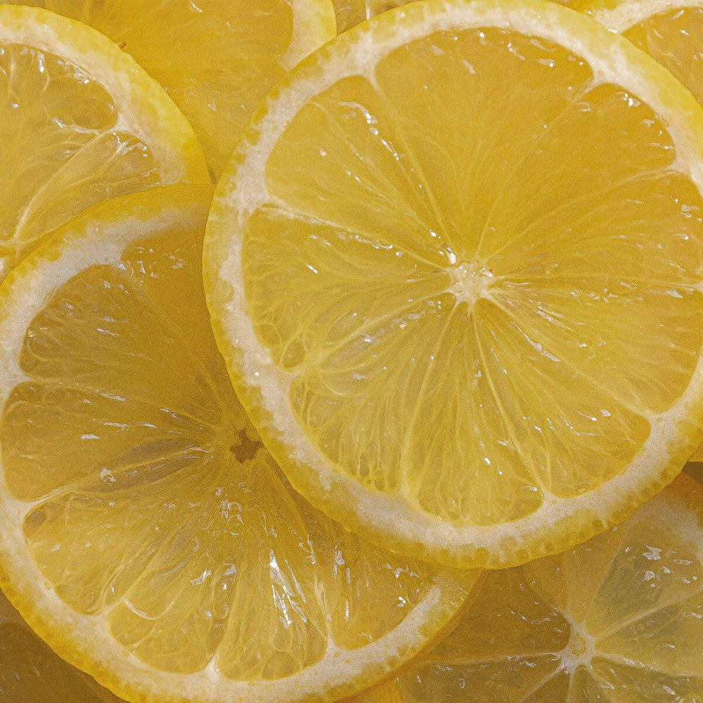 L'Occitane Citrus Verbena lemon essence close-up shows refreshing scent and cleansing action