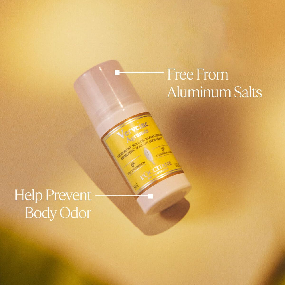 Desodorante roll-on L'OCCITANE, aroma cítrico, sensación vigorizante