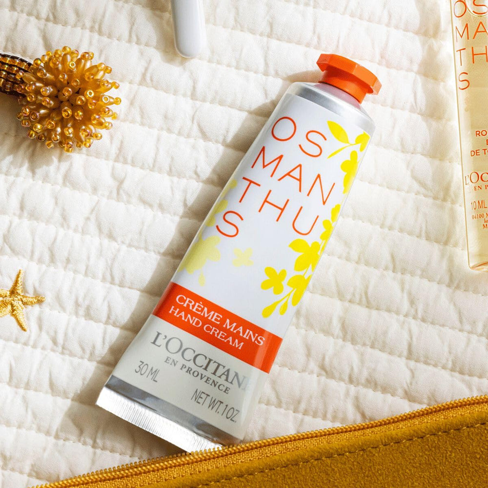 L'OCCITANE crema de manos Osmanthus con manteca de karité nutre y reconforta.