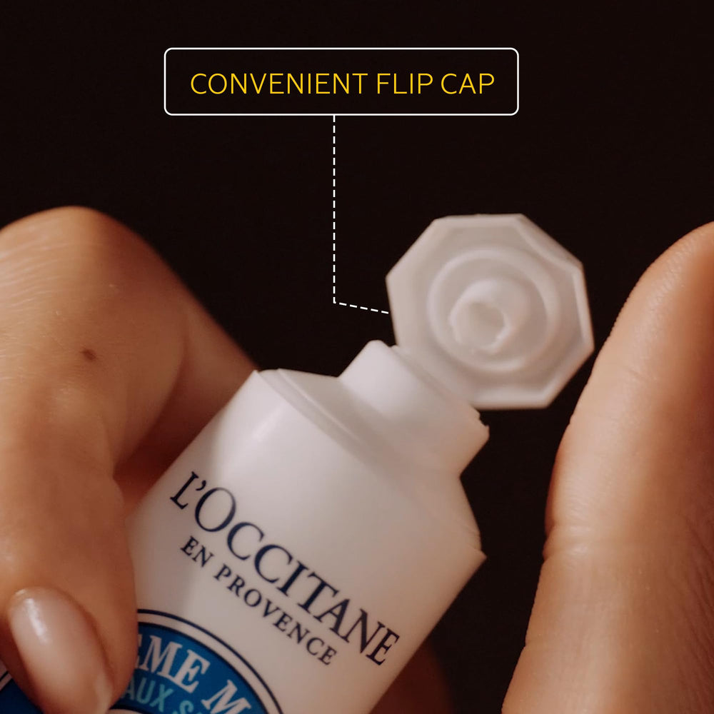 L'Occitane gift set packaging showcases travel-friendly vegan hand care.