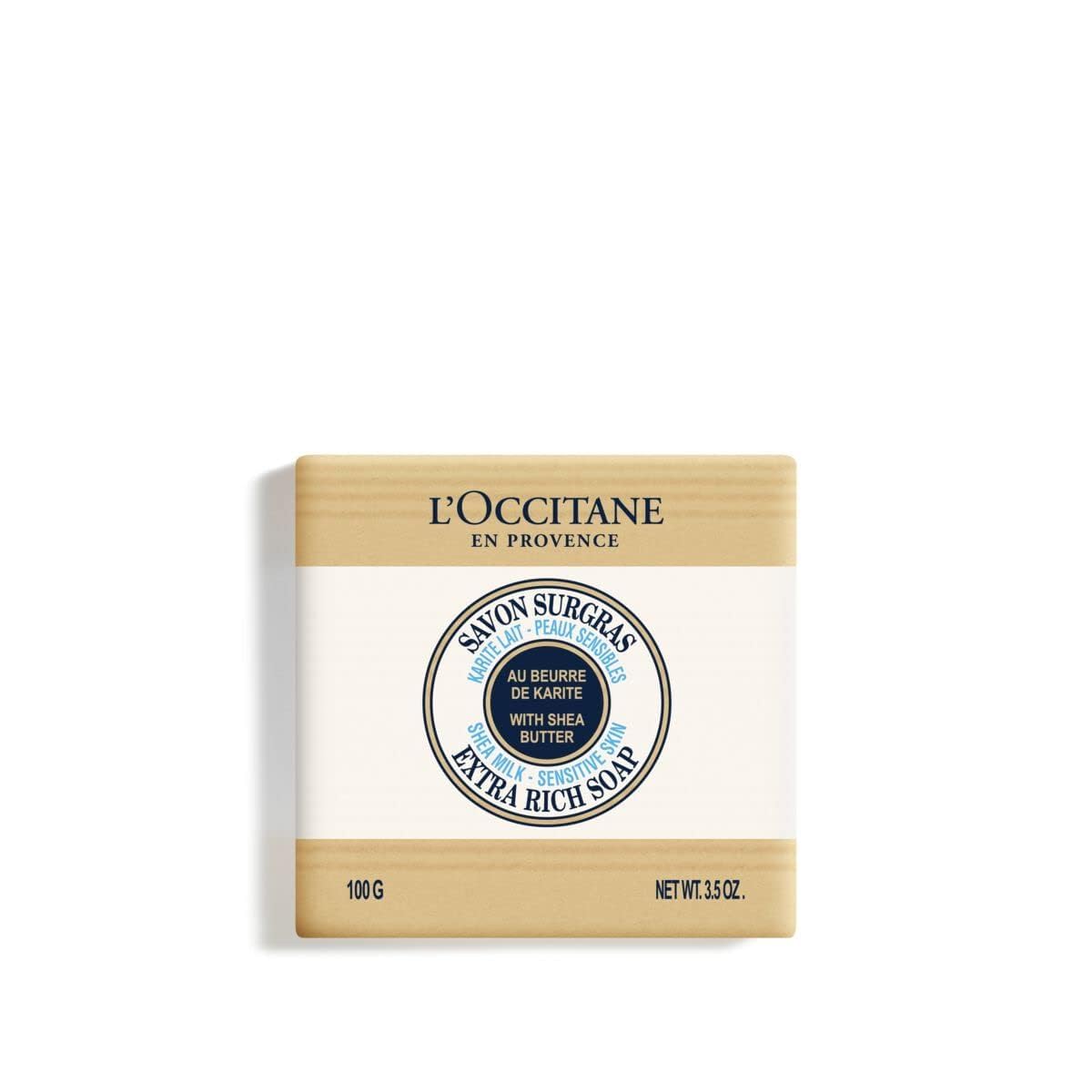L'OCCITANE jabón leche de shea para piel sensible, suaviza al ducharse