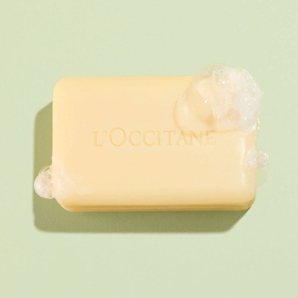 Barra de jabón L'Occitane Shea Verbena; hidratación suave.