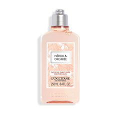 L'OCCITANE Neroli and Orchid Shower Gel bottle with refreshing citrus aroma for a bright start