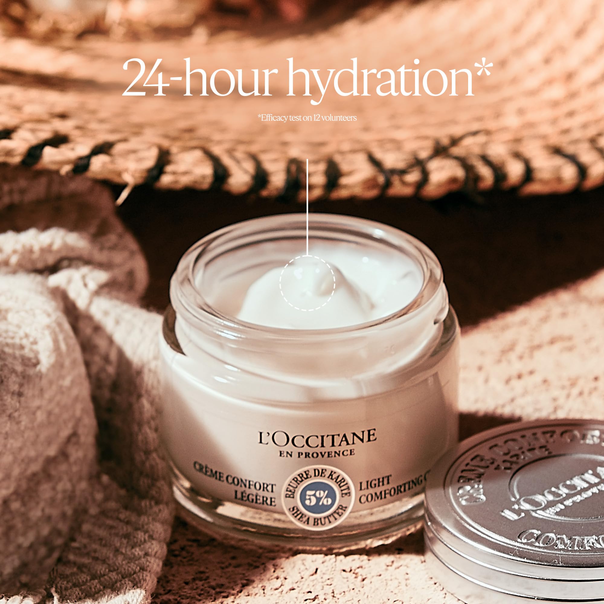 L'OCCITANE shea butter close-up highlights nourishing ingredients